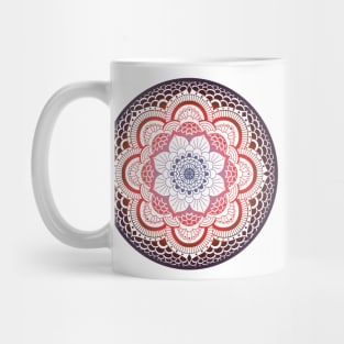 Purple and red mandala Mug